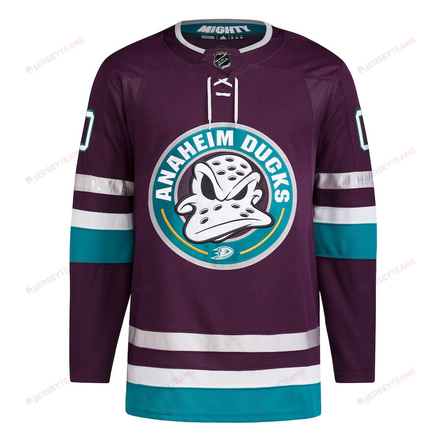 Anaheim Ducks Alternate 30th Anniversary Primegreen Custom Men Jersey - Purple