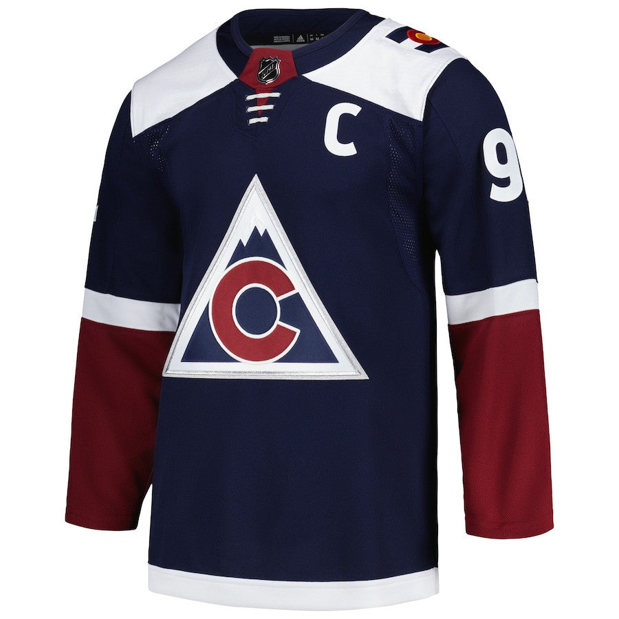 Gabriel Landeskog 92 Colorado Avalanche Alternate Primegreen Men Jersey - Navy
