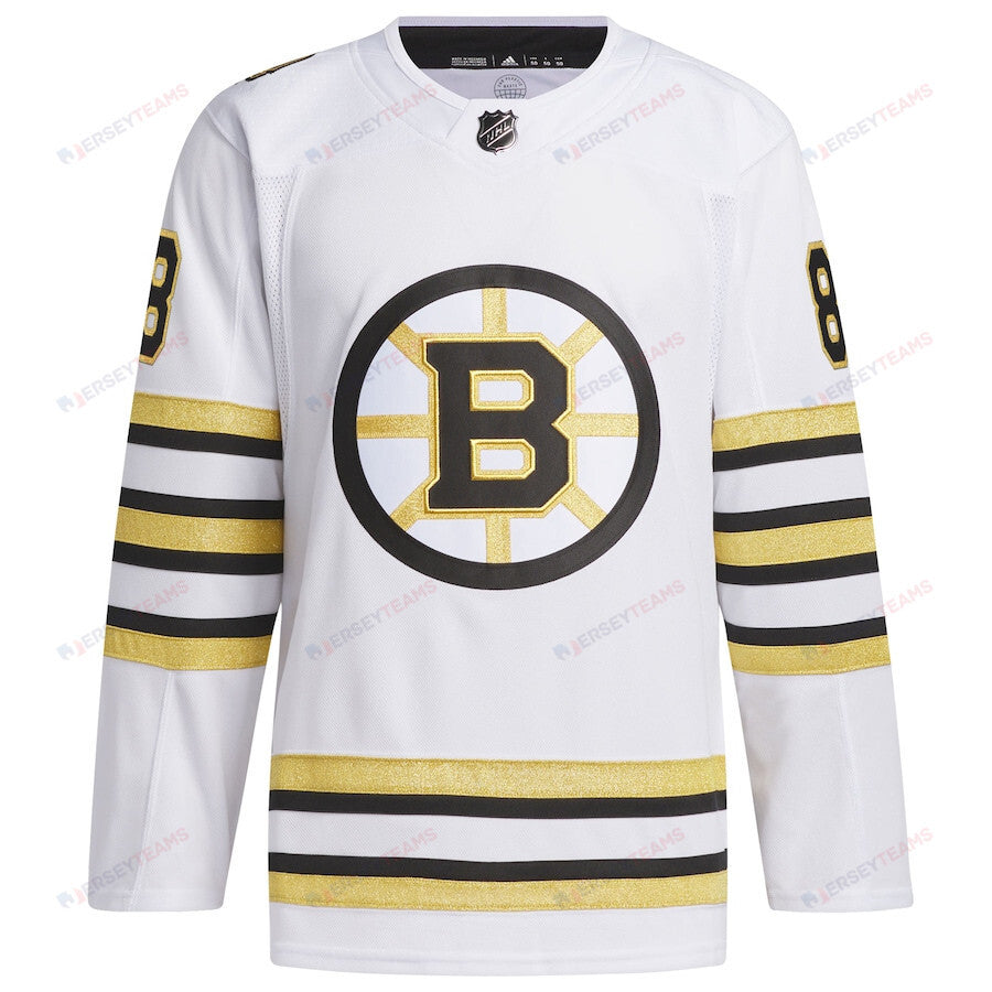 David Pastrnak 88 Boston Bruins Primegreen Men Jersey - White