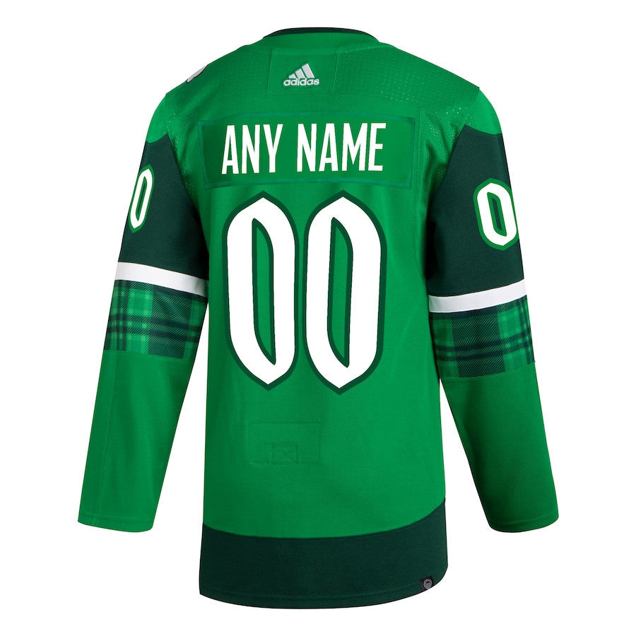 Philadelphia Flyers St. Patrick's Day Custom Men Jersey - Kelly Green