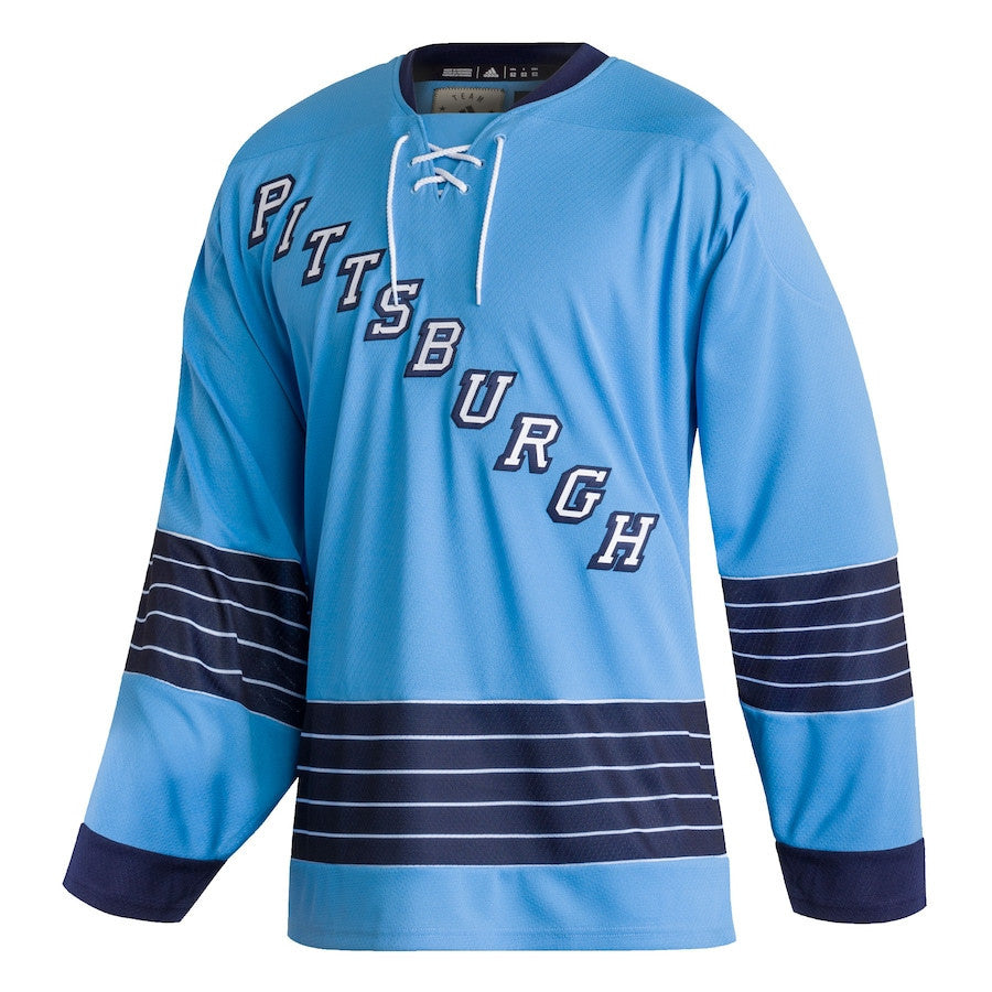 Pittsburgh Penguins Team Classics Blank Men Jersey - Light Blue