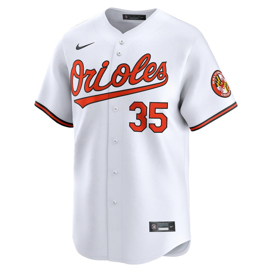 Adley Rutschman 35 Baltimore Orioles Home Limited Player Men Jersey - White