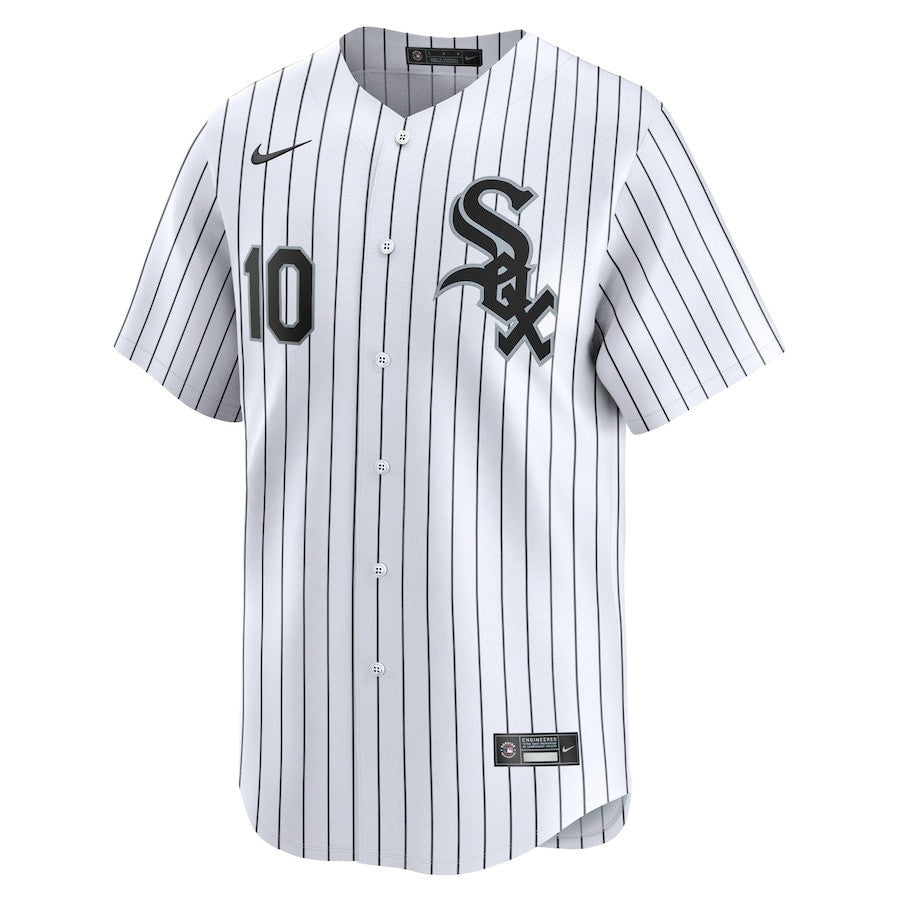 Yoan Moncada 10 Chicago White Sox Home Limited Player Men Jersey - White