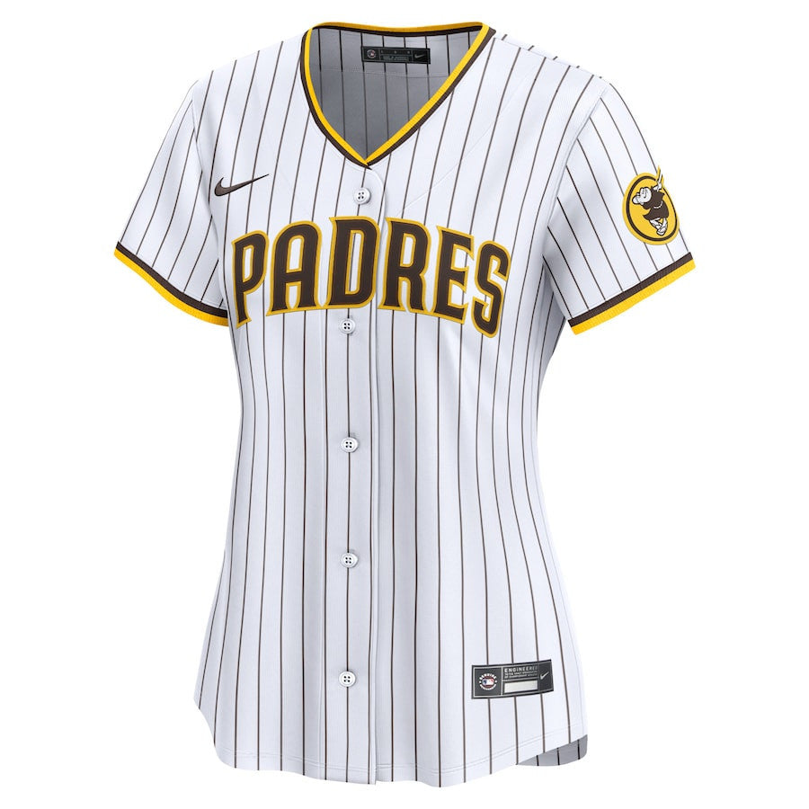 Manny Machado 13 San Diego Padres Women's Home Limited Player Jersey - White