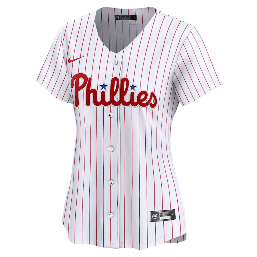 J.T. Realmuto 10 Philadelphia Phillies Home Limited Player Women Jersey - White