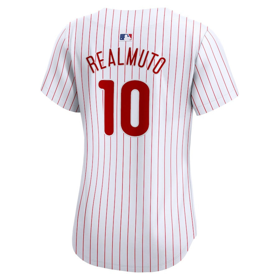 J.T. Realmuto 10 Philadelphia Phillies Home Limited Player Women Jersey - White
