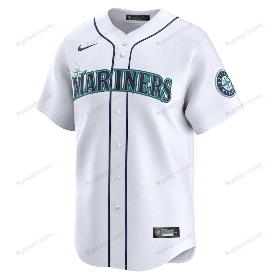 Sam Haggerty 0 Seattle Mariners Home Limited Player Men Jersey - White