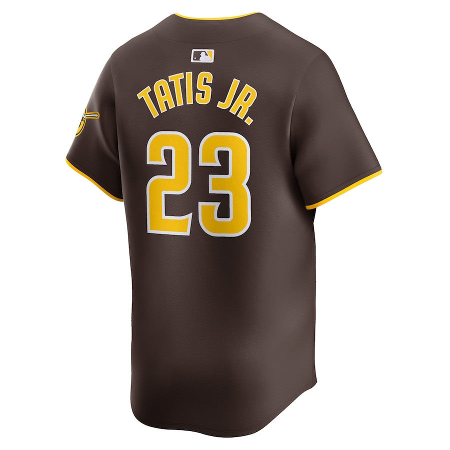 Fernando Tatis Jr. 23 San Diego Padres Away Limited Player Men Jersey - Brown