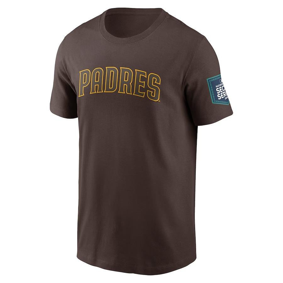 Manny Machado San Diego Padres 2024 MLB World Tour Seoul Series Name & Number T-Shirt - Brown
