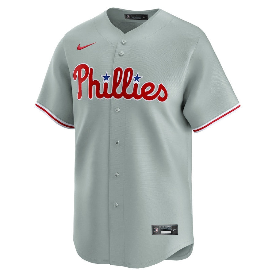 J.T. Realmuto 10 Philadelphia Phillies Away Limited Player Men Jersey - Gray