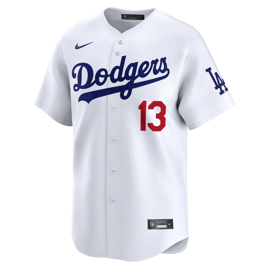 Max Muncy 13 Los Angeles Dodgers Home Limited Player Men Jersey - White
