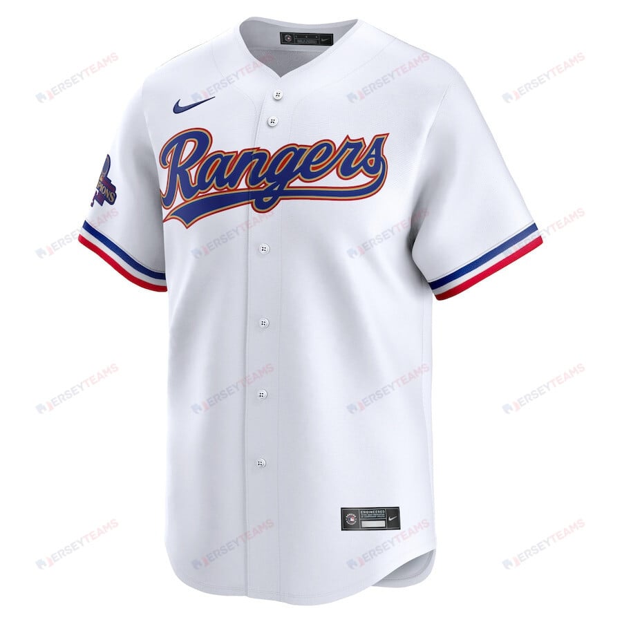 Jonah Heim 28 Texas Rangers 2024 Gold Collection Limited Jersey - White