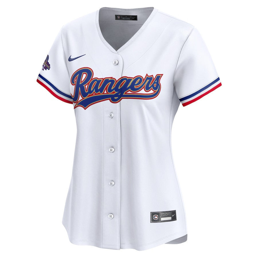 Adolis Garcia 53 Texas Rangers 2024 Gold Collection Limited Jersey - Women White