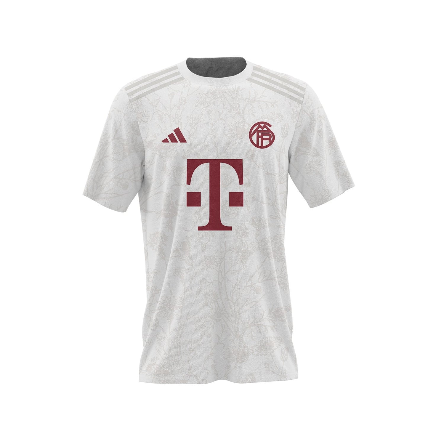 Konrad Laimer 27 Bayern Munich 2023/24 Third Men AOP T-shirt - White