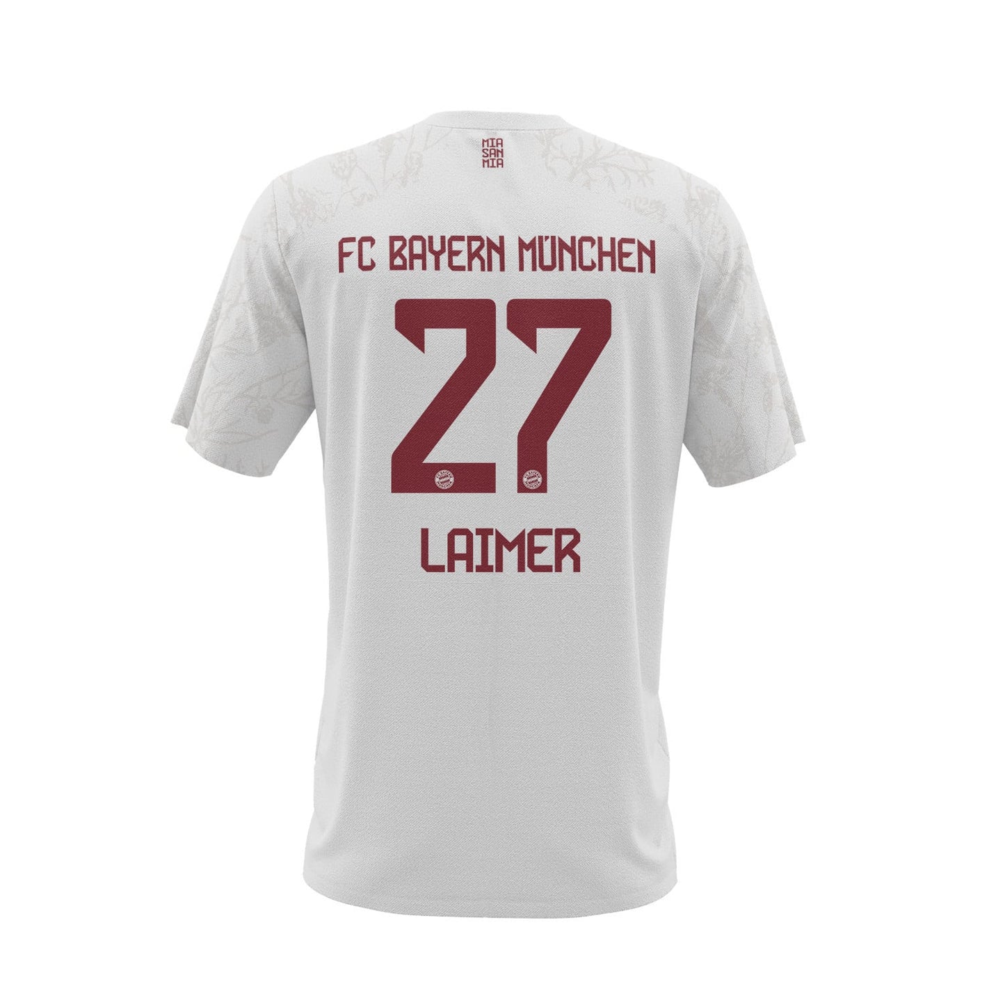 Konrad Laimer 27 Bayern Munich 2023/24 Third Men AOP T-shirt - White