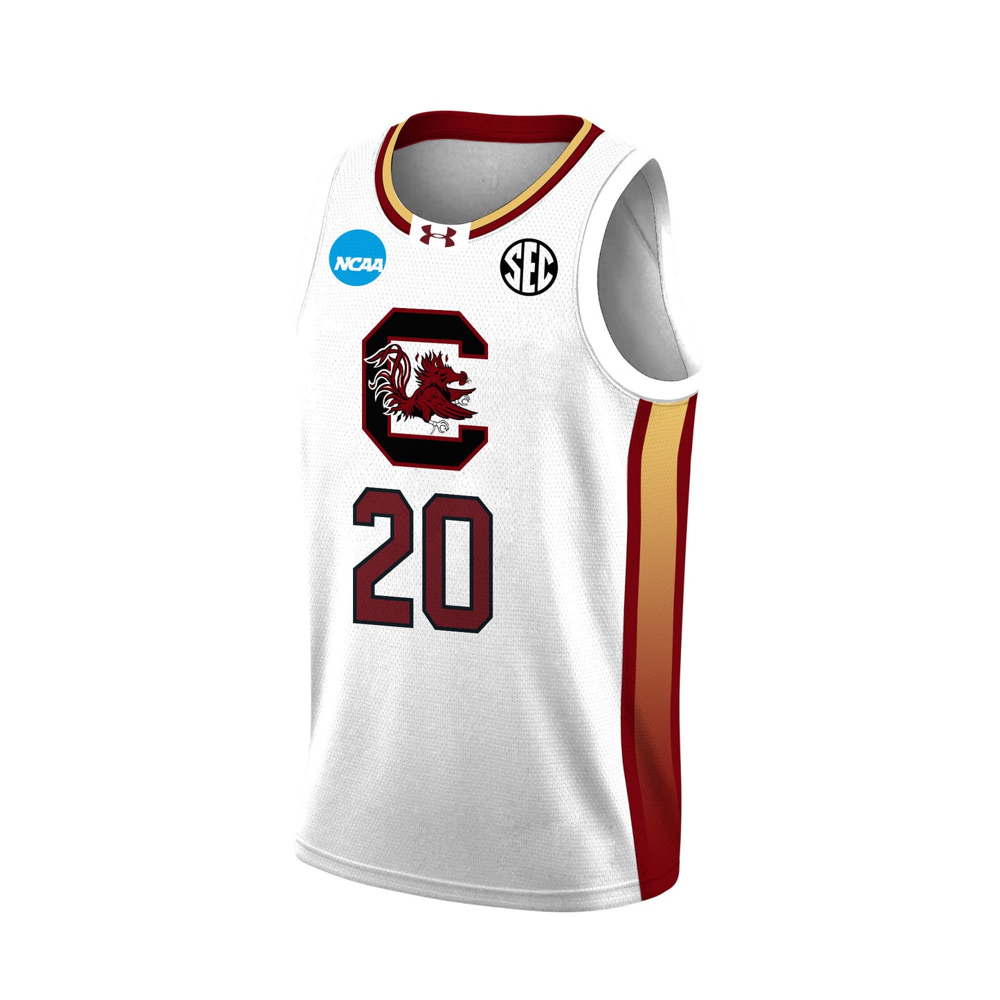 Sania Feagin 20 South Carolina 2024 Women's Basketball Jersey - White, Unisex Jersey