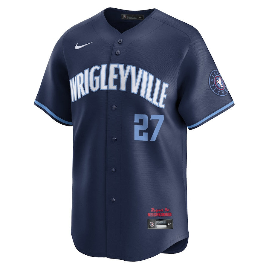 Seiya Suzuki 27 Chicago Cubs City Connect Limited Men Jersey - Navy