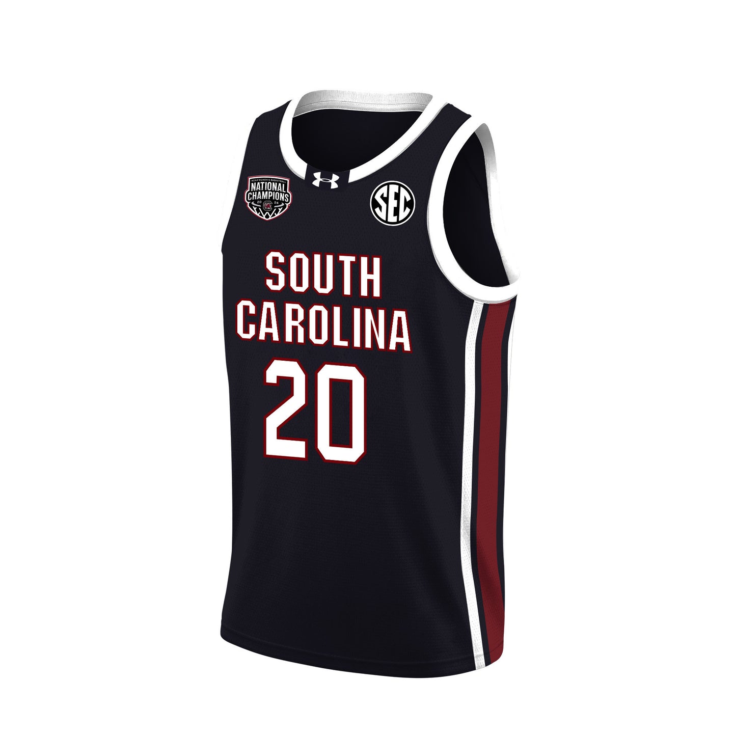 Sania Feagin 20 South Carolina 2024 National Champions Patch Women's Basketball Jersey - Unisex Jersey
