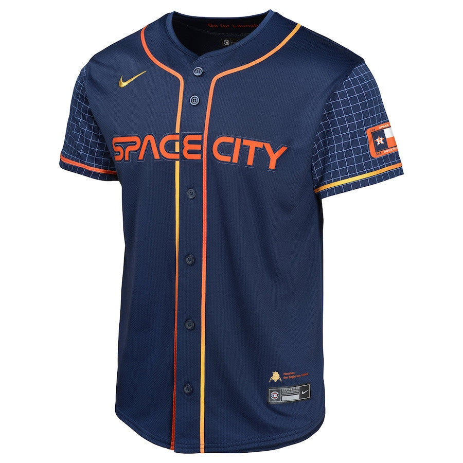 Alex Bregman 2 Houston Astros City Connect Limited YOUTH Jersey - Navy