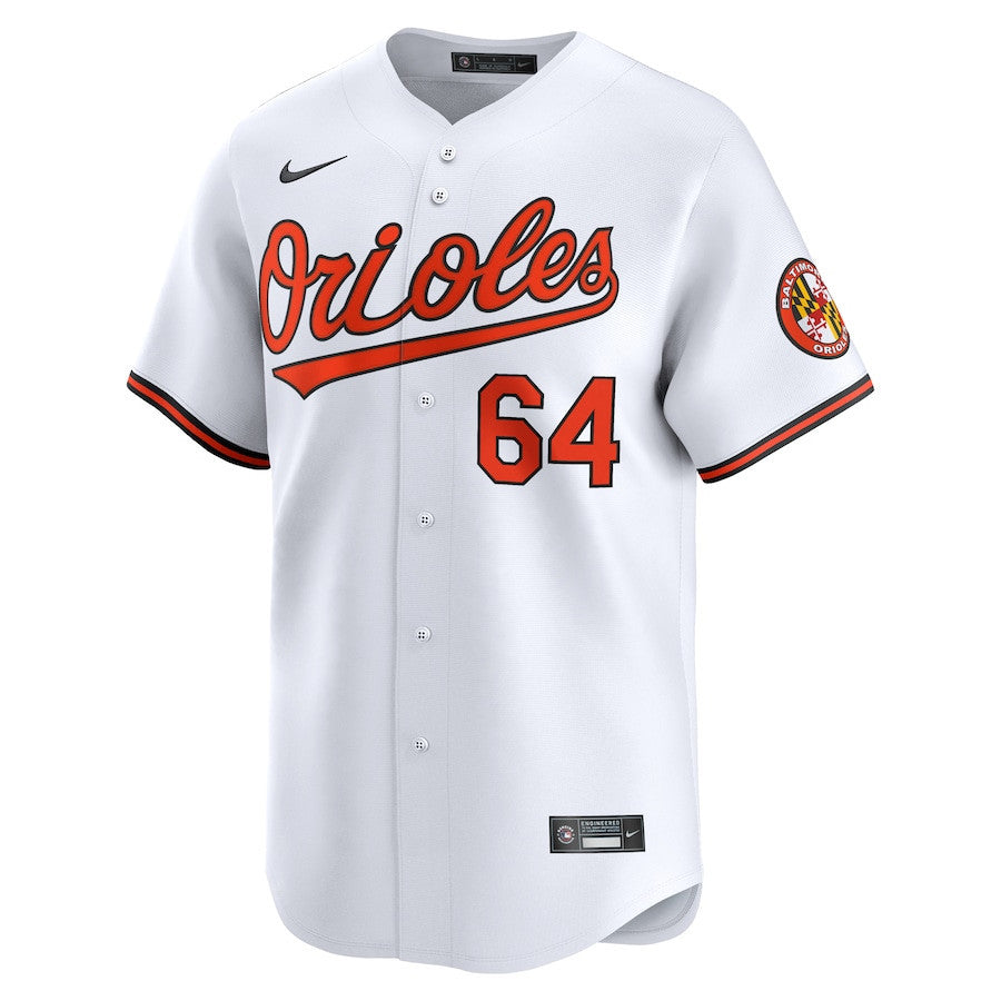 Dean Kremer 64 Baltimore Orioles Home Limited Men Jersey - White