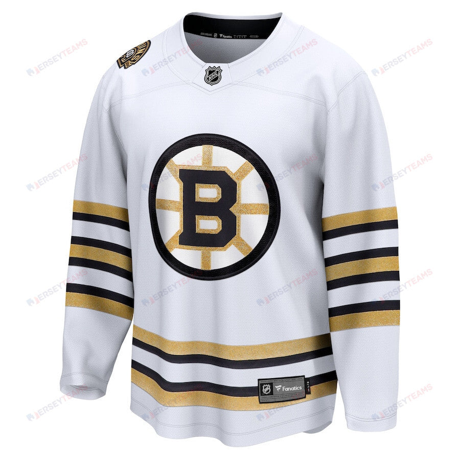 Boston Bruins 100th Anniversary Premier Breakaway Jersey - Men, White
