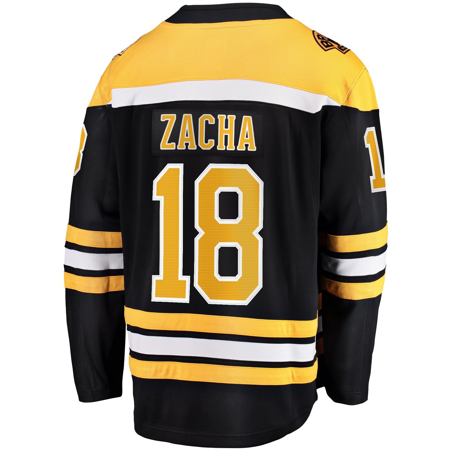 Pavel Zacha 18 Boston Bruins Breakaway Home Jersey - Men, Black