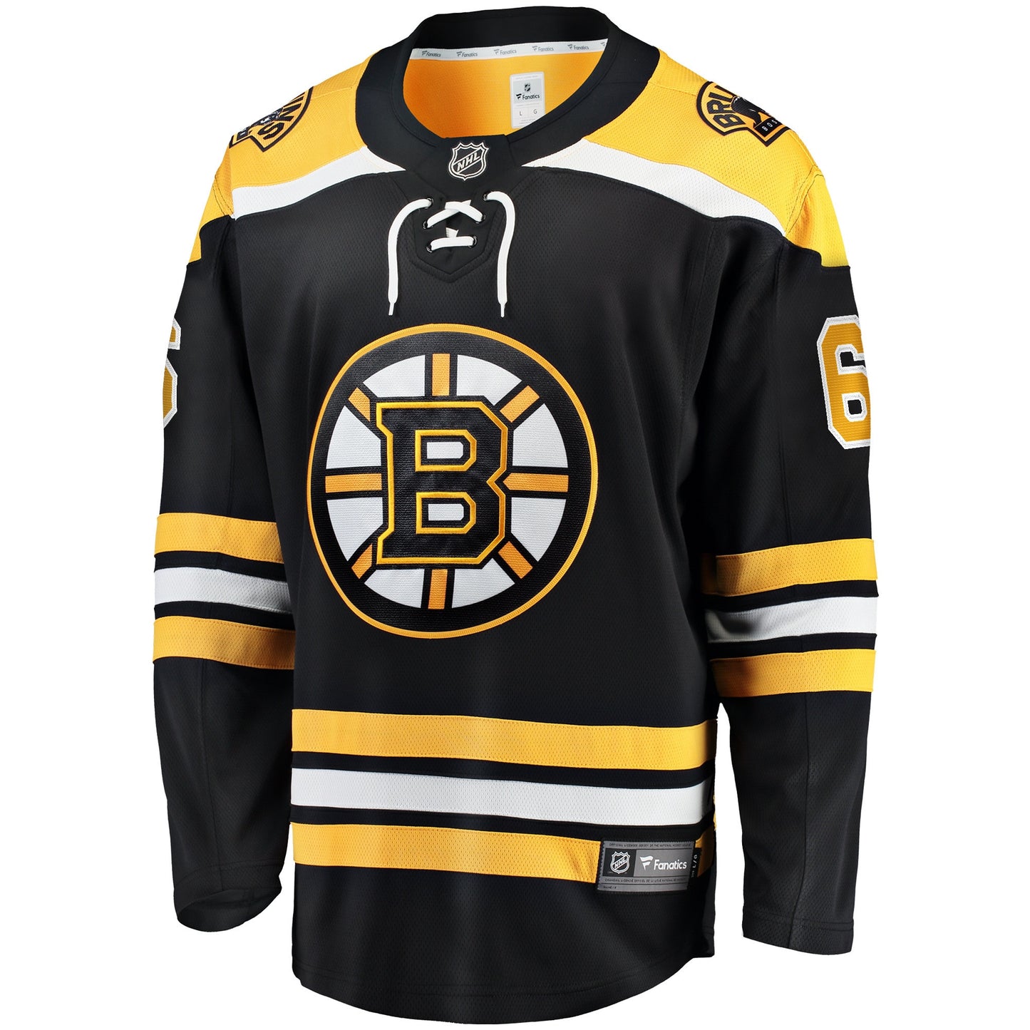 Mason Lohrei 6 Boston Bruins Home Breakaway Jersey - Men, Black