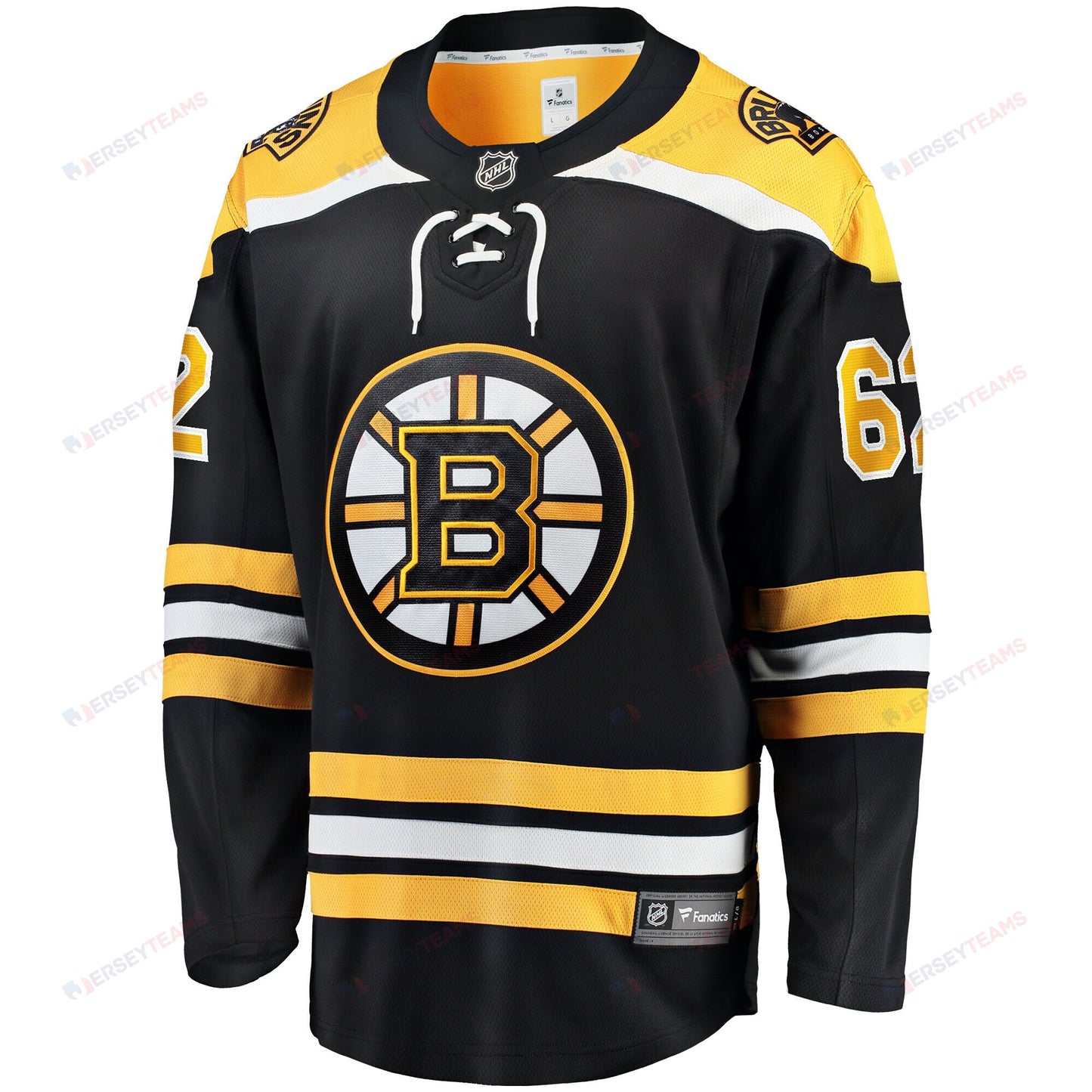 Oskar Steen 62 Boston Bruins Home Breakaway Jersey - Men, Black