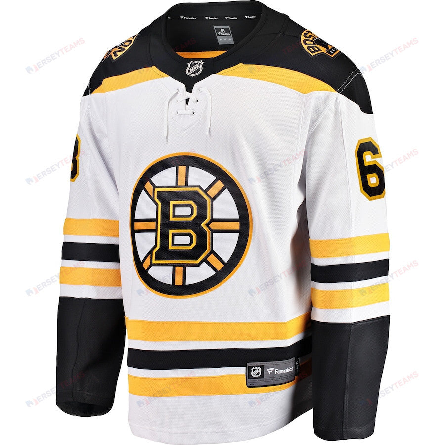 Brad Marchand 63 Boston Bruins Away Breakaway Jersey - Men, White