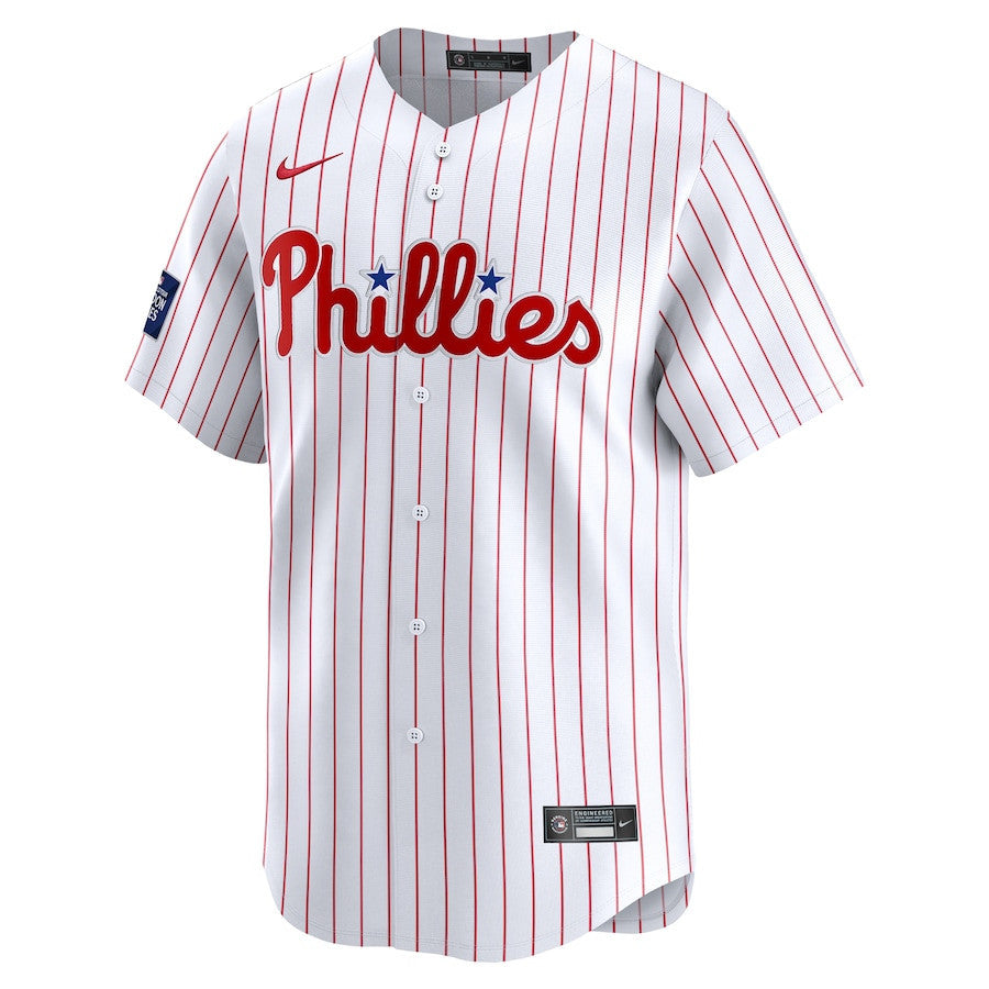 Bryce Harper 3 Philadelphia Phillies 2024 MLB World Tour London Series Home Limited Player Men Jersey - White