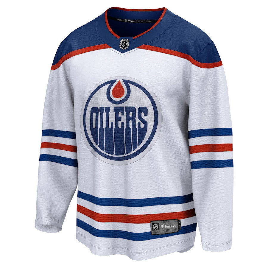 Edmonton Oilers Away Breakaway Jersey - Men, White