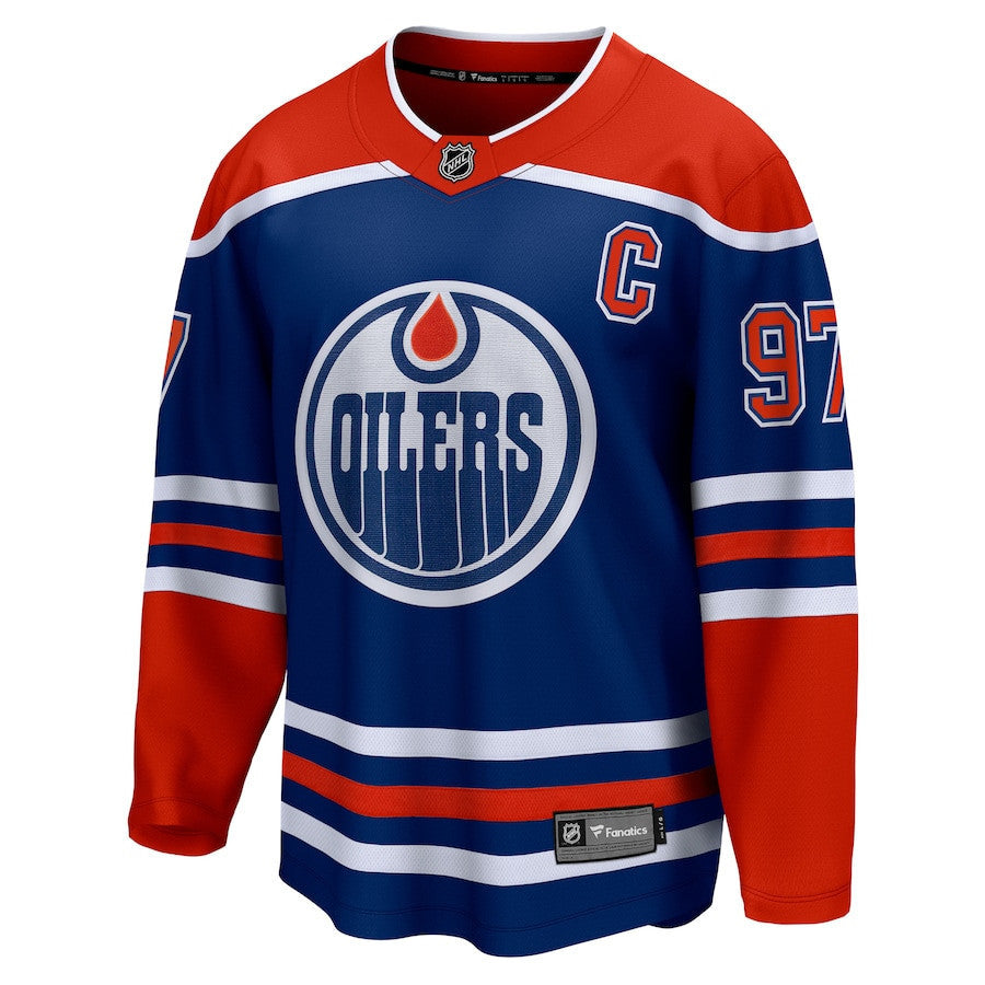Connor McDavid 97 Edmonton Oilers Home Breakaway Jersey - Men