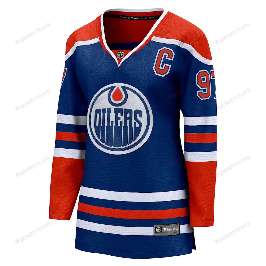 Connor McDavid 97 Edmonton Oilers Home Jersey - Women