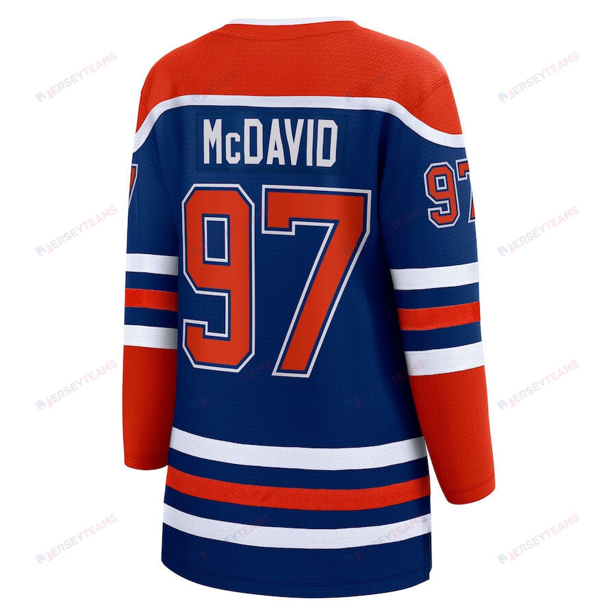 Connor McDavid 97 Edmonton Oilers Home Jersey - Women