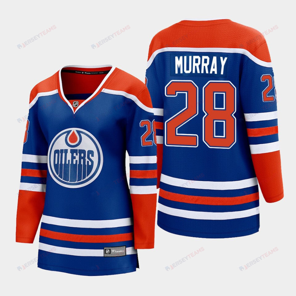 Ryan Murray 28 Edmonton Oilers Home Jersey - Women