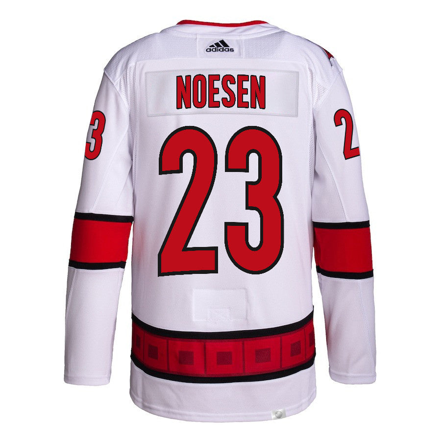 Stefan Noesen 23 Carolina Hurricanes Away Primegreen Jersey - Men, White