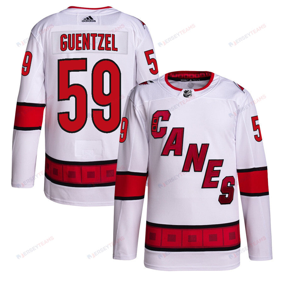 Jake Guentzel 59 Carolina Hurricanes Away Primegreen Jersey - Men, White