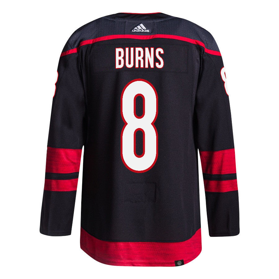 Brent Burns 8 Carolina Hurricanes 2024 NHL Playoffs Patch Home Jersey - Men, Black