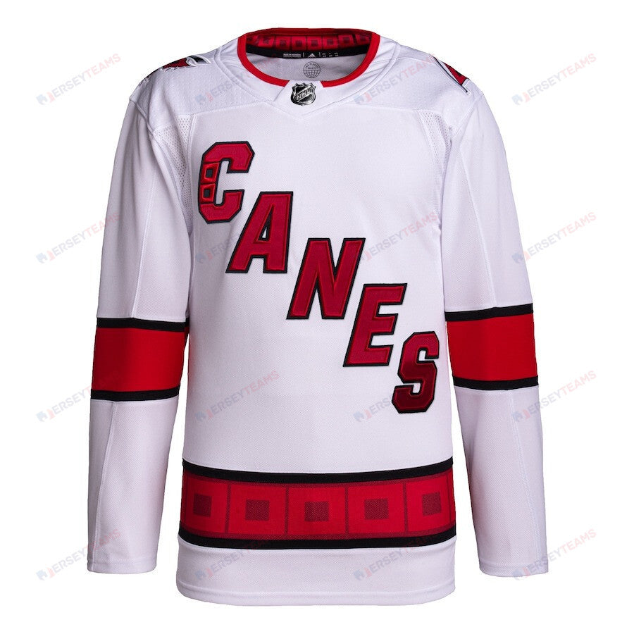 Carolina Hurricanes 2024 NHL Playoffs Patch Away Jersey - Men, White