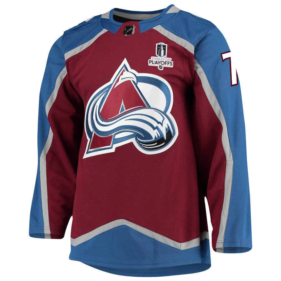Devon Toews 7 Colorado Avalanche 2024 NHL Playoffs Patch Home Jersey - Men