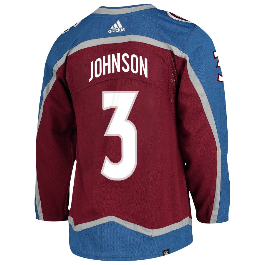 Jack Johnson 3 Colorado Avalanche 2024 NHL Playoffs Patch Home Jersey - Men