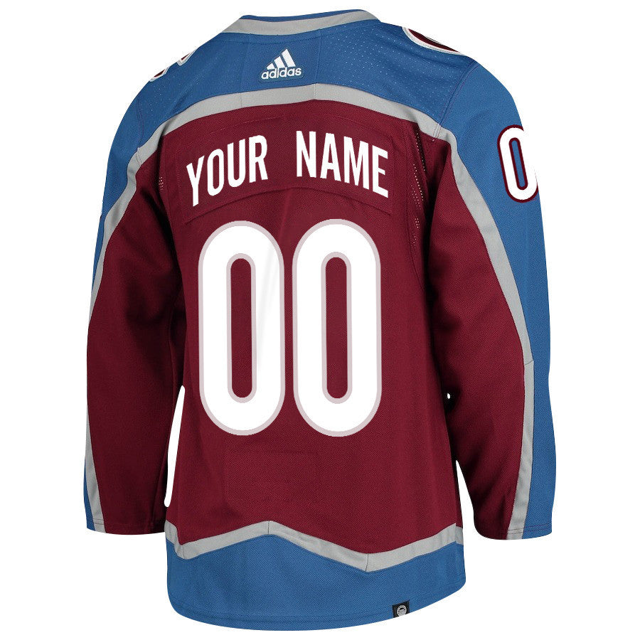 Colorado Avalanche 2024 NHL Playoffs Patch Home Jersey Customized - Men