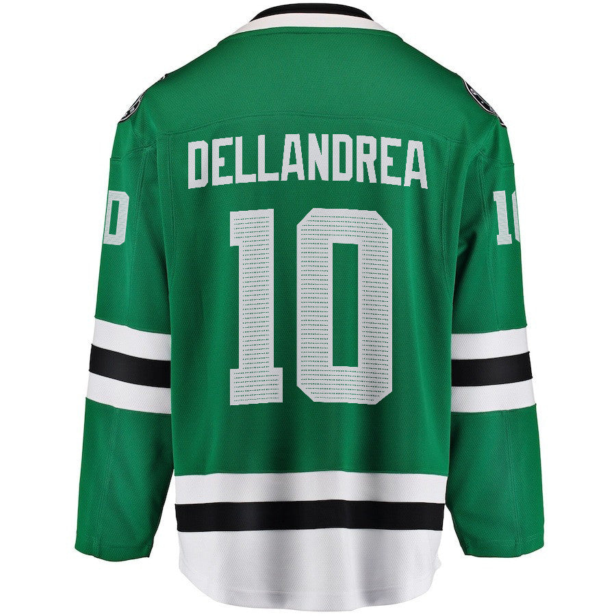 Ty Dellandrea 10 Dallas Stars 2024 NHL Playoffs Patch Home Jersey - Men, Green