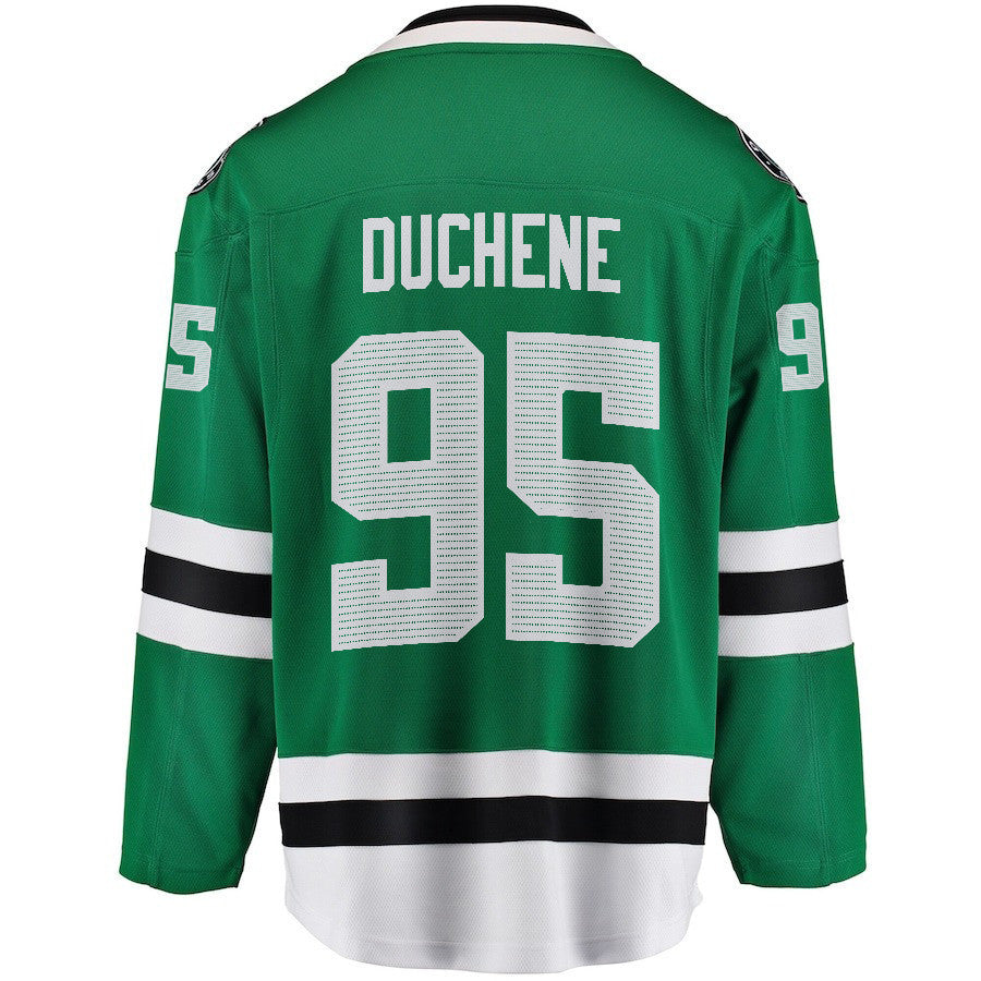 Matt Duchene 95 Dallas Stars 2024 NHL Playoffs Patch Home Jersey - Men, Green