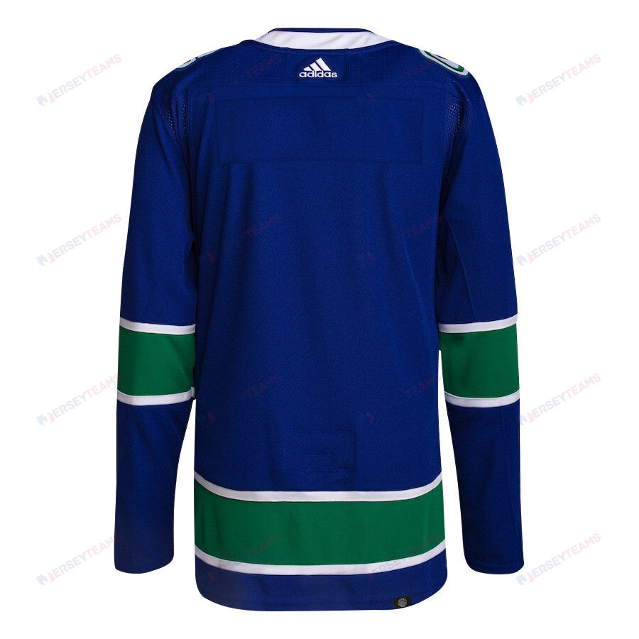 Vancouver Canucks 2024 NHL Playoffs Patch Home Jersey - Men, Blue