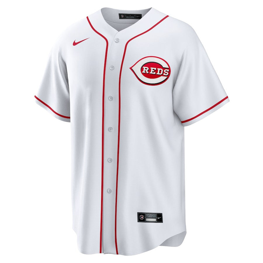 Matt McLain 9 Cincinnati Reds Home Men Jersey - White