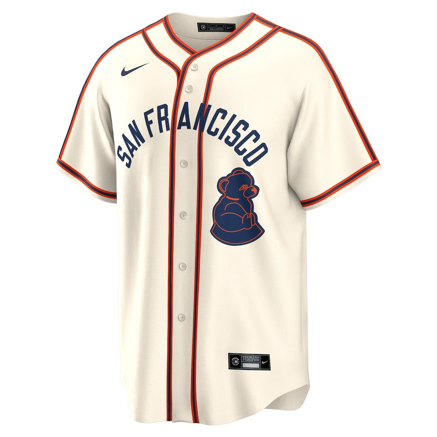 Jung Hoo Lee 51 San Francisco Giants 2024 Rickwood Classic Player Men Jersey - Cream