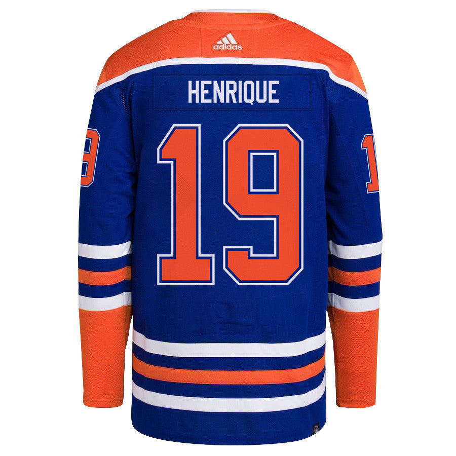Adam Henrique 19 Edmonton Oilers 2024 STANLEY CUP Final Home Primegreen Jersey - Men, Royal