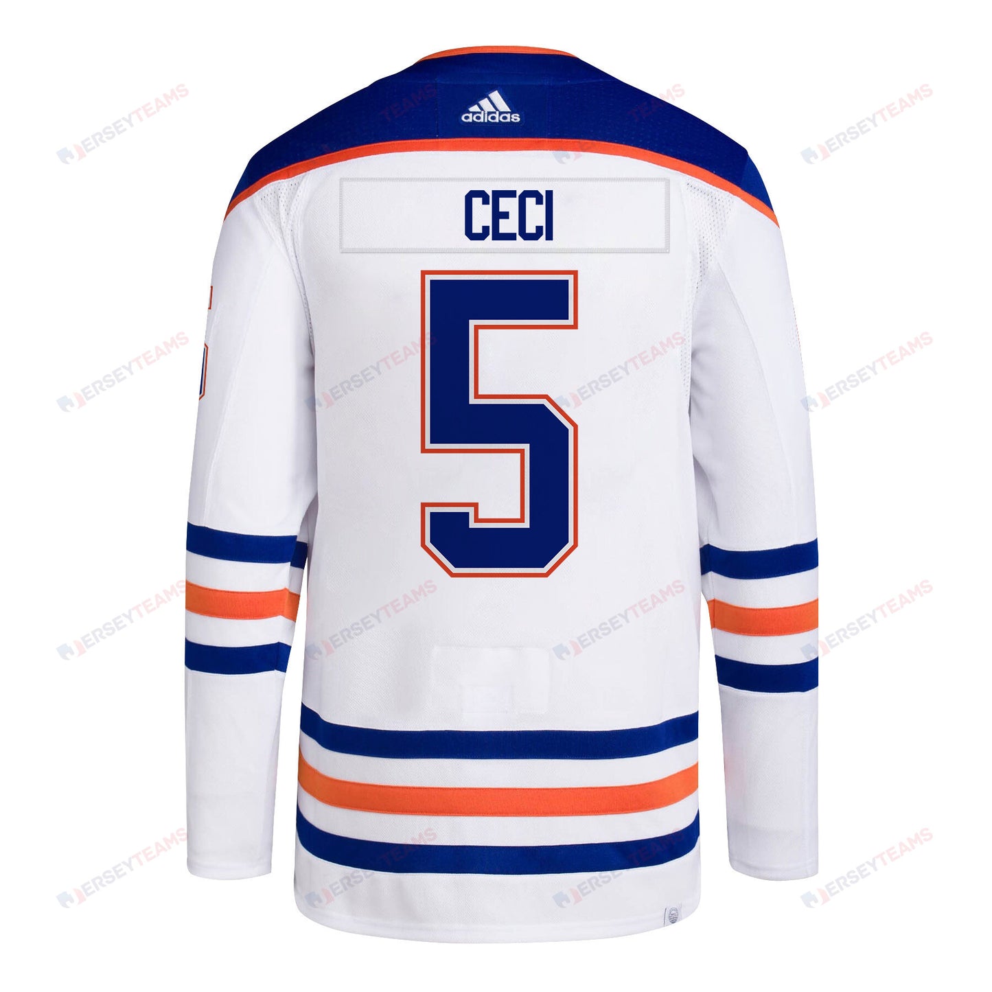 Cody Ceci 5 Edmonton Oilers 2024 STANLEY CUP Final Away Jersey - Men, White