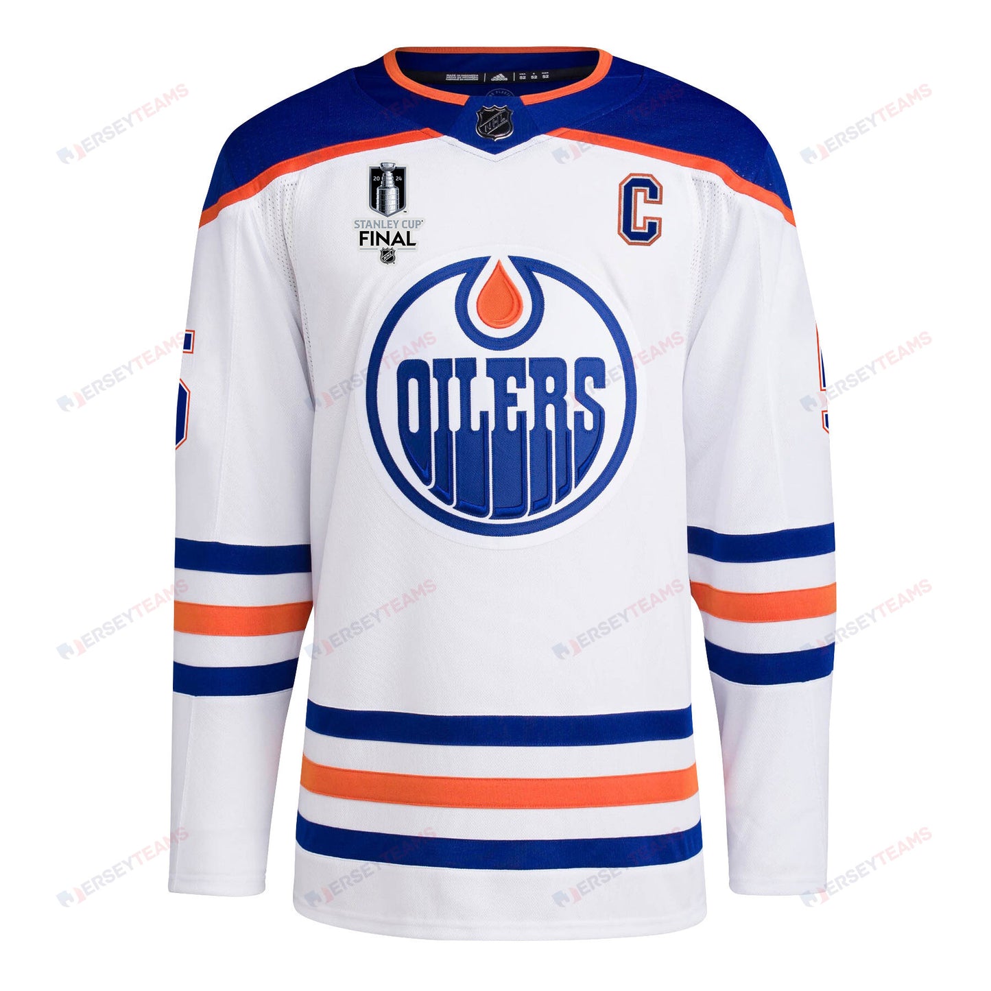 Cody Ceci 5 Edmonton Oilers 2024 STANLEY CUP Final Away Jersey - Men, White